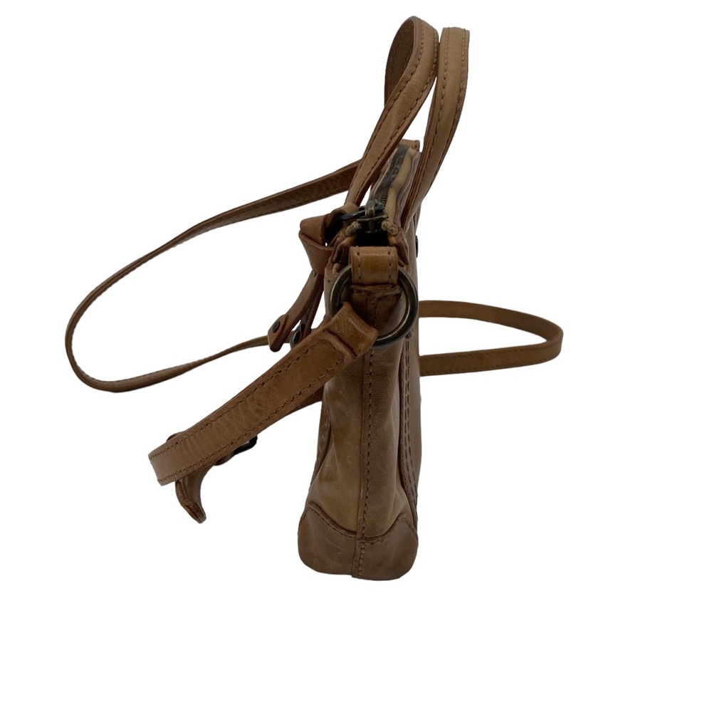 Frye Melissa Mini Shopper Cognac Small Crossbody Purse - Picture 4 of 14